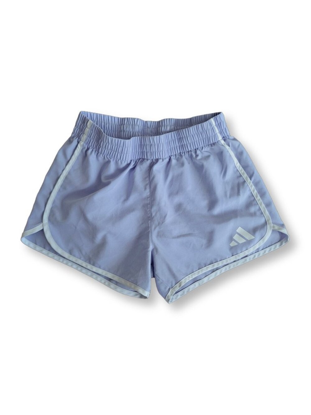 Adidas Women's Pastel Light Purple Athletic Lounge Shorts (L)